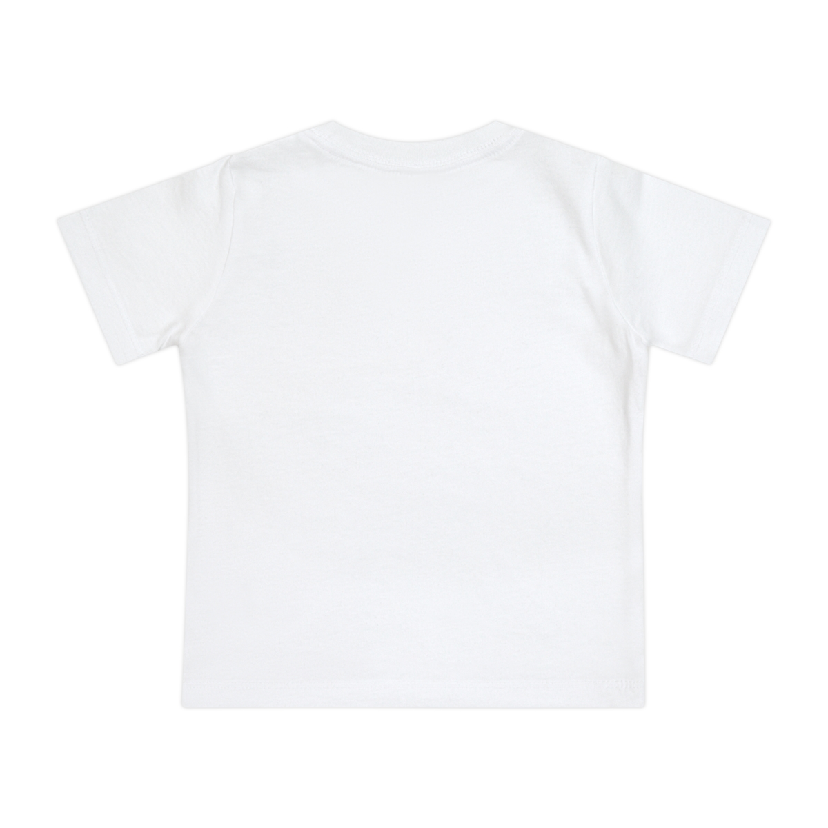 LeJawn Baby Short Sleeve T-Shirt - Lebron James Inspired 76ers Design - White - 4-size options - back product mockup