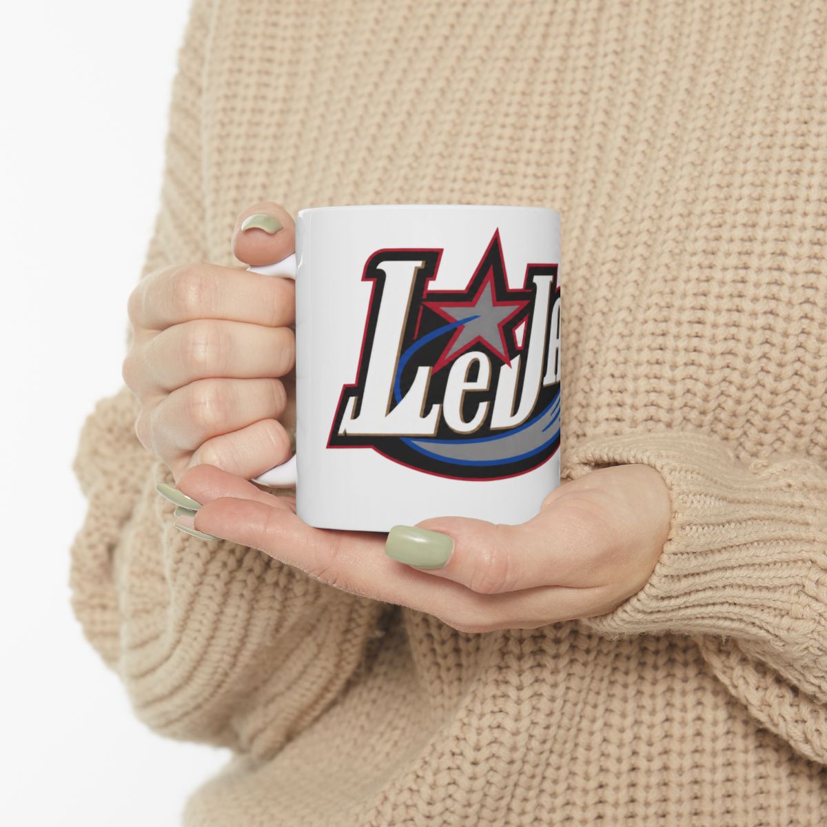 LeJawn Mug - Lebron James Inspired 76ers Design - color options - 11oz - other product mockup